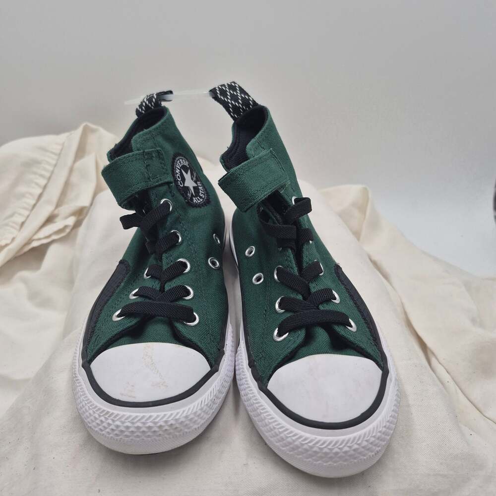 New Converse Chuck Taylor All Star Easy-On sneaker green high-top shoes Size 1